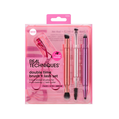 Real Techniques - Double Time Brush + Lash Set