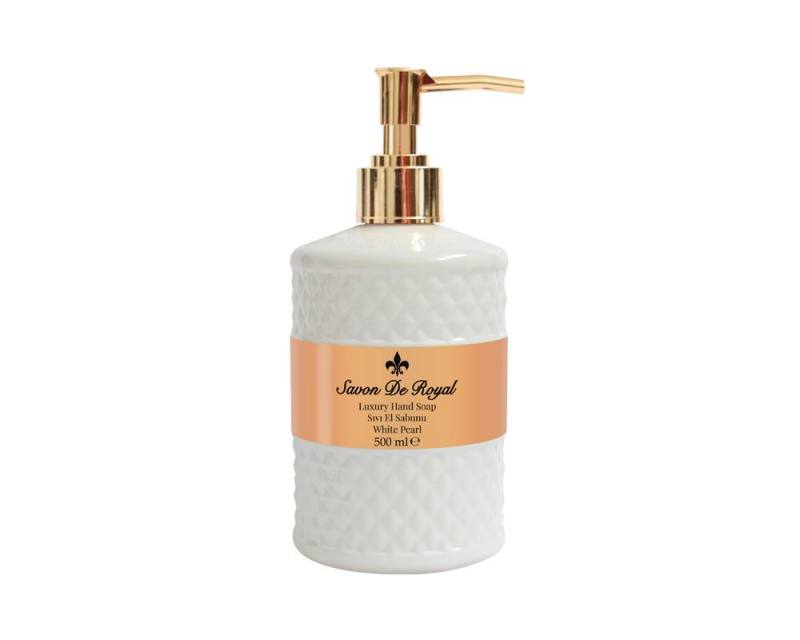 Aksan Savon De Royal Luxury Hand Wash Soap White, 500 ML