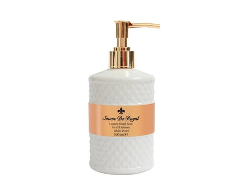 Aksan Savon De Royal Luxury Hand Wash Soap White, 500 ML