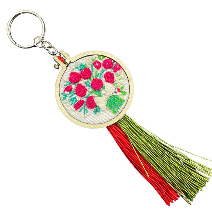 Tassel Blooms Handcrafted Keychain