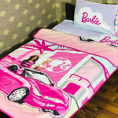 Barbie Single Bed Set - Hopshop