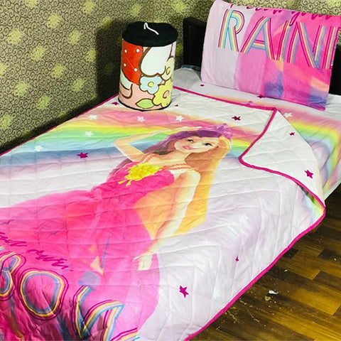 Barbie Single Bed Set - Hopshop