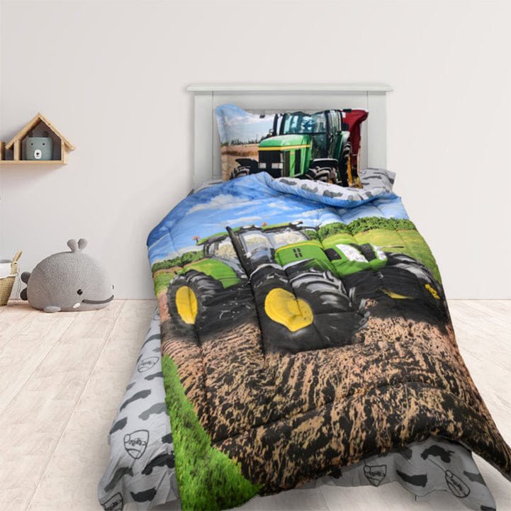 Cartoon Truck Single Bed Set - Hopshop