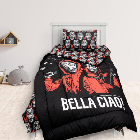 Money Heist Single Bed Set - Hopshop