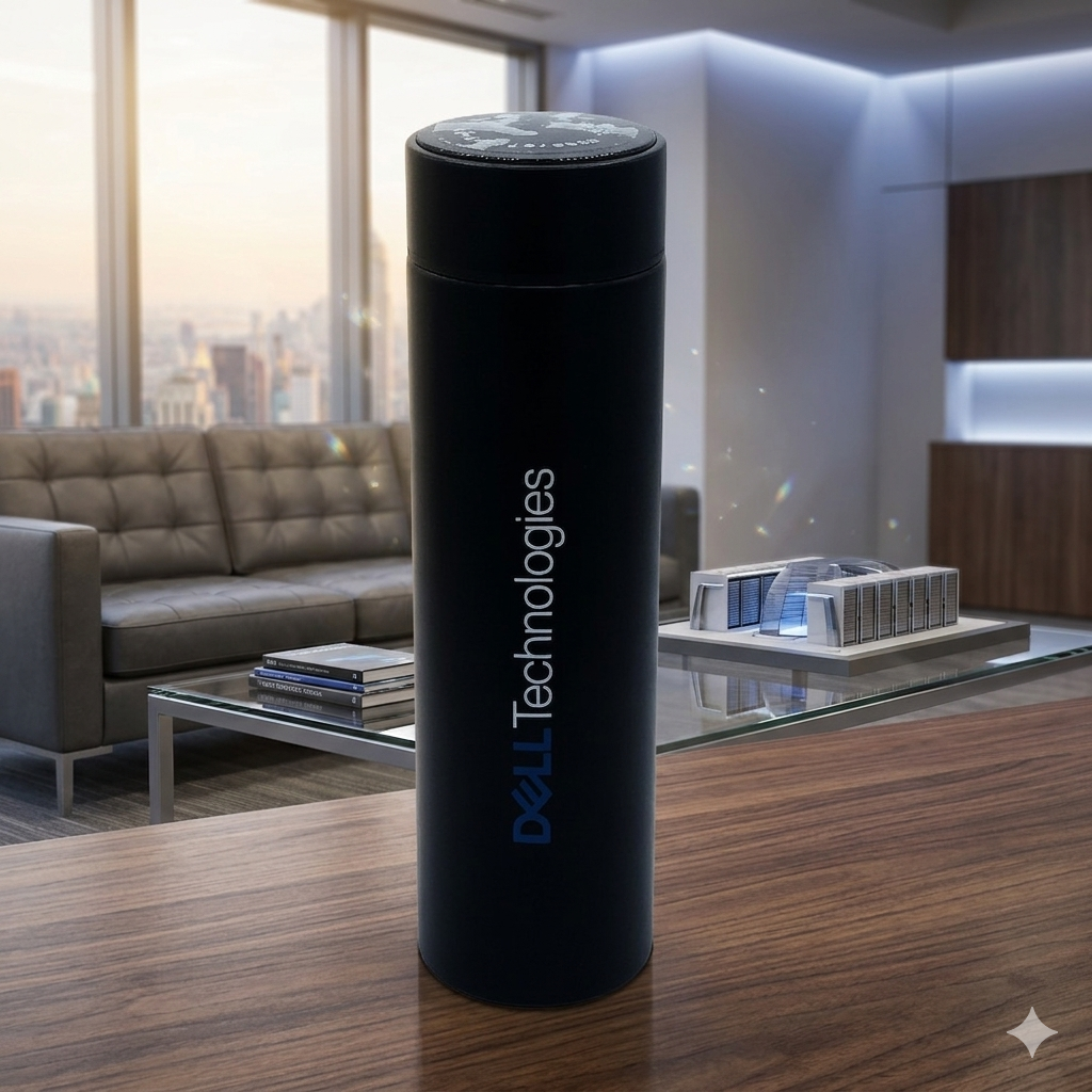 LED Smart Thermos Water Bottle