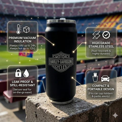 FC Barcelona Stainless-Steel Insulated Can (Tumbler)