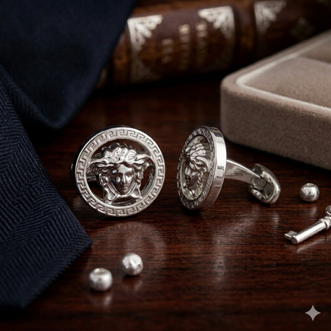 Versace Branded Cufflinks Stud