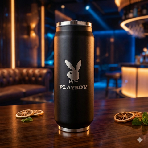 Playboy Flask Stainless-Steel Insulated Can (Tumbler)