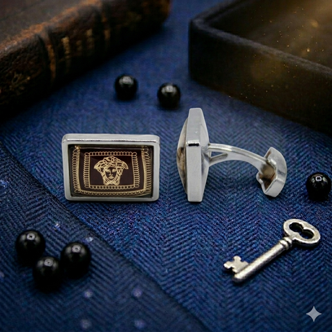 Versace Branded Cufflinks Stud