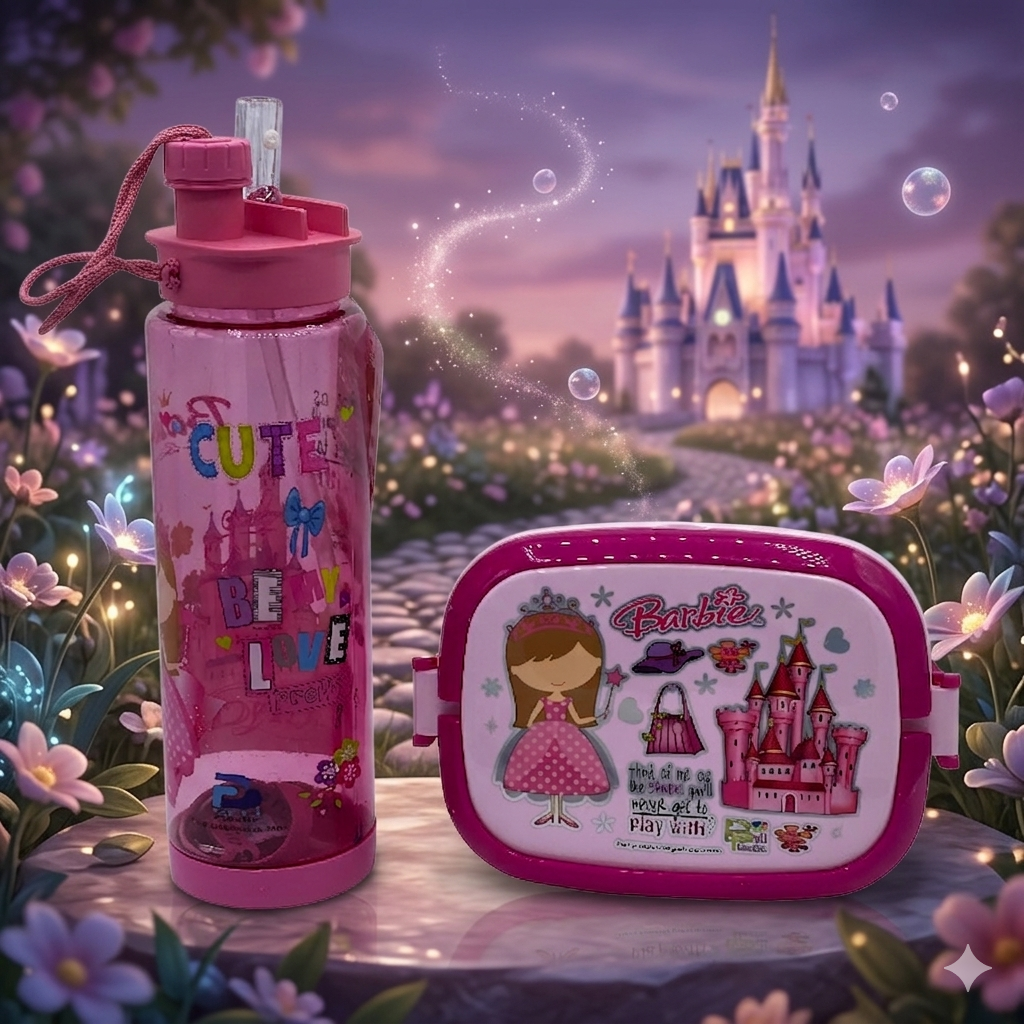 Barbie Bottle and Lunch Box