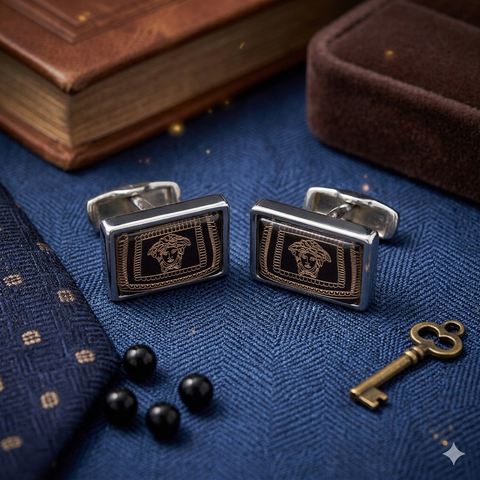 Versace Branded Cufflinks Stud