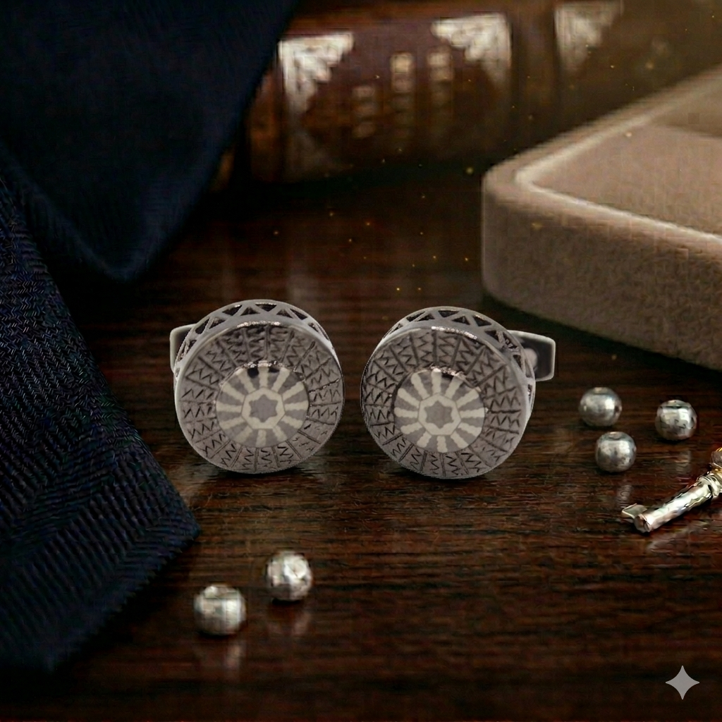 Copper Colored Cufflinks For Men