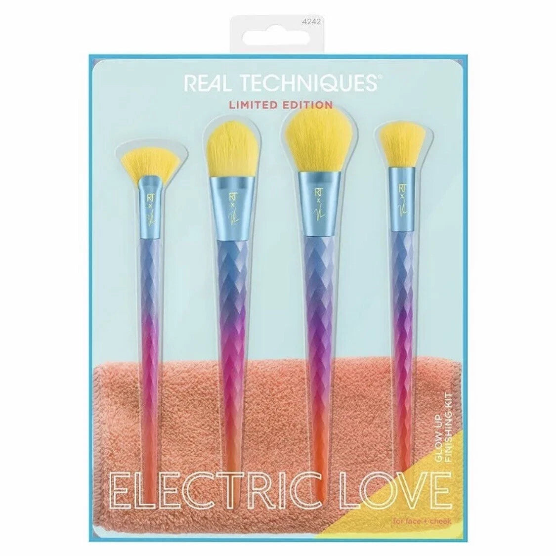 Real Techniques - Electric Love Glow Up Finishing Kit Limited Edition