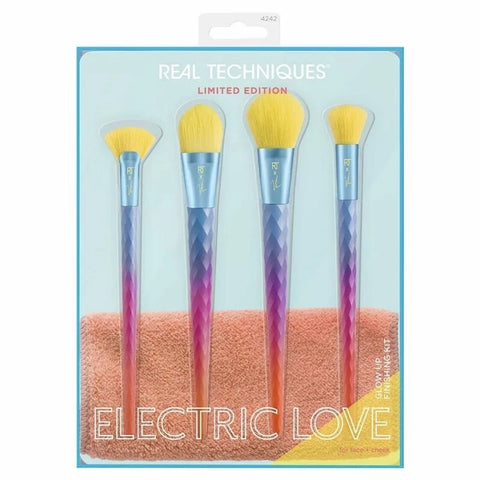 Real Techniques - Electric Love Glow Up Finishing Kit Limited Edition