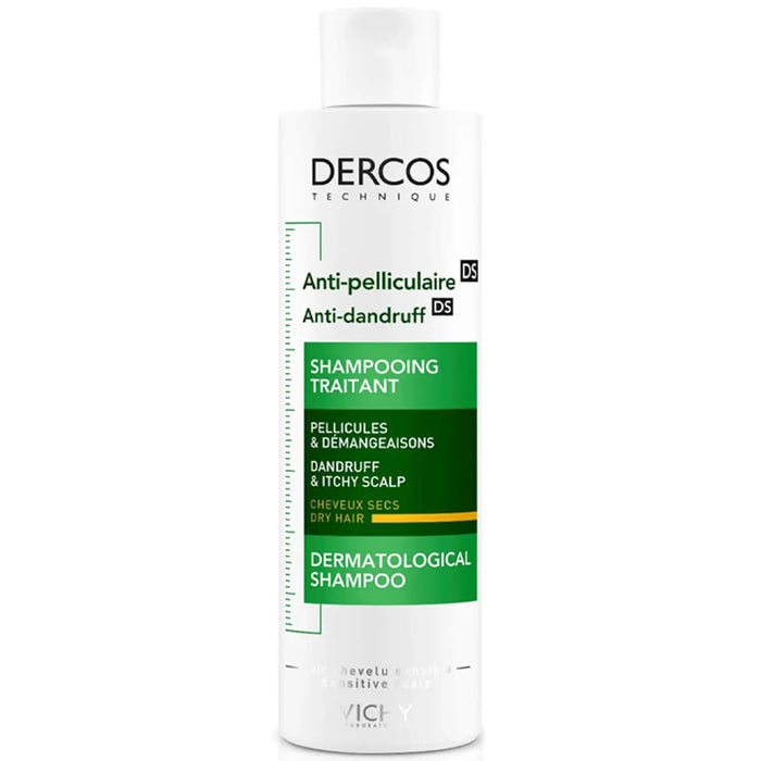 Vichy Dercos Anti-Dandruff Sulfate-Free Shampoo, For Sensitive Scalp, 200ml