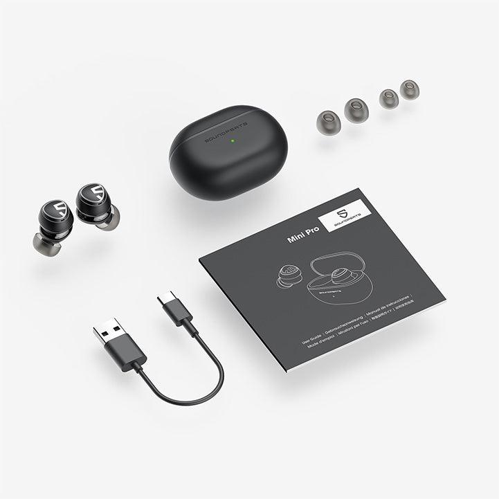 Soundpeats Mini Pro Wireless Earbuds with Hybrid Active Noise Cancellation Bluetooth 5.2 - Hopshop